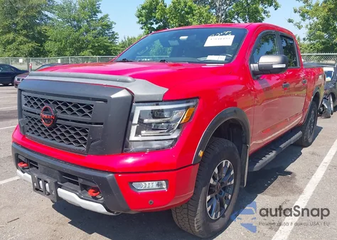 2023 Nissan Titan Pro-4X 4X4 z USA, uszkodzony, nr VIN 1N6AA1ED5PN104285